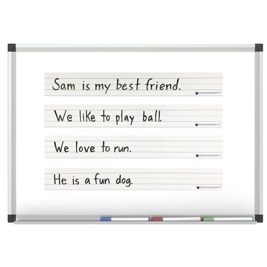 Dowling Magnets® 24" x 3" Large Magnetic Sentence Strips Packs, 2ct.